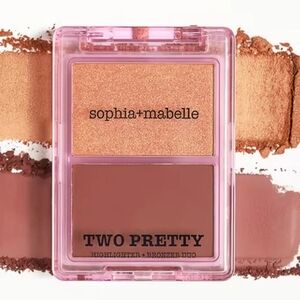 Sophia+Mabelle Two Pretty Highlighter + Bronzer Duo